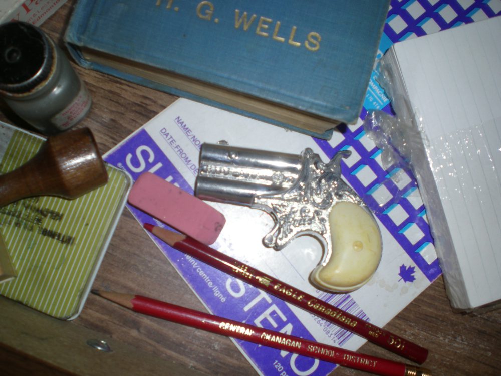 Derringer in desk drawer